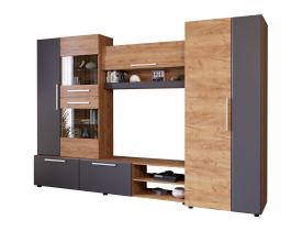 Дуб Крафт золотой / Графит Софт матовый