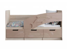 Латте глянец / Ясень шимо светлый (правый)