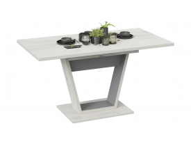 Дуб крафт белый / Серый графит