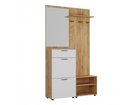 Крафт золотой / Белый гладкий