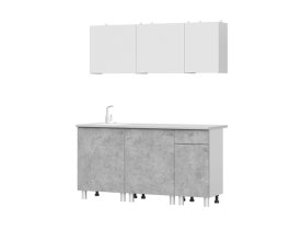 Белый/Белый / Цемент светлый/Антарес