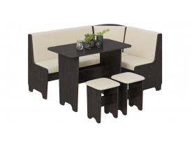 Бежевый (экокожа) / Венге