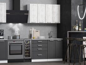 Санторини белый/Графит