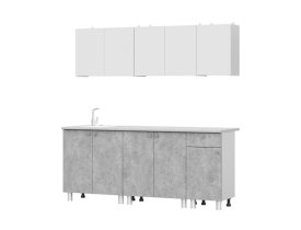 Белый/Белый / Цемент светлый/Антарес